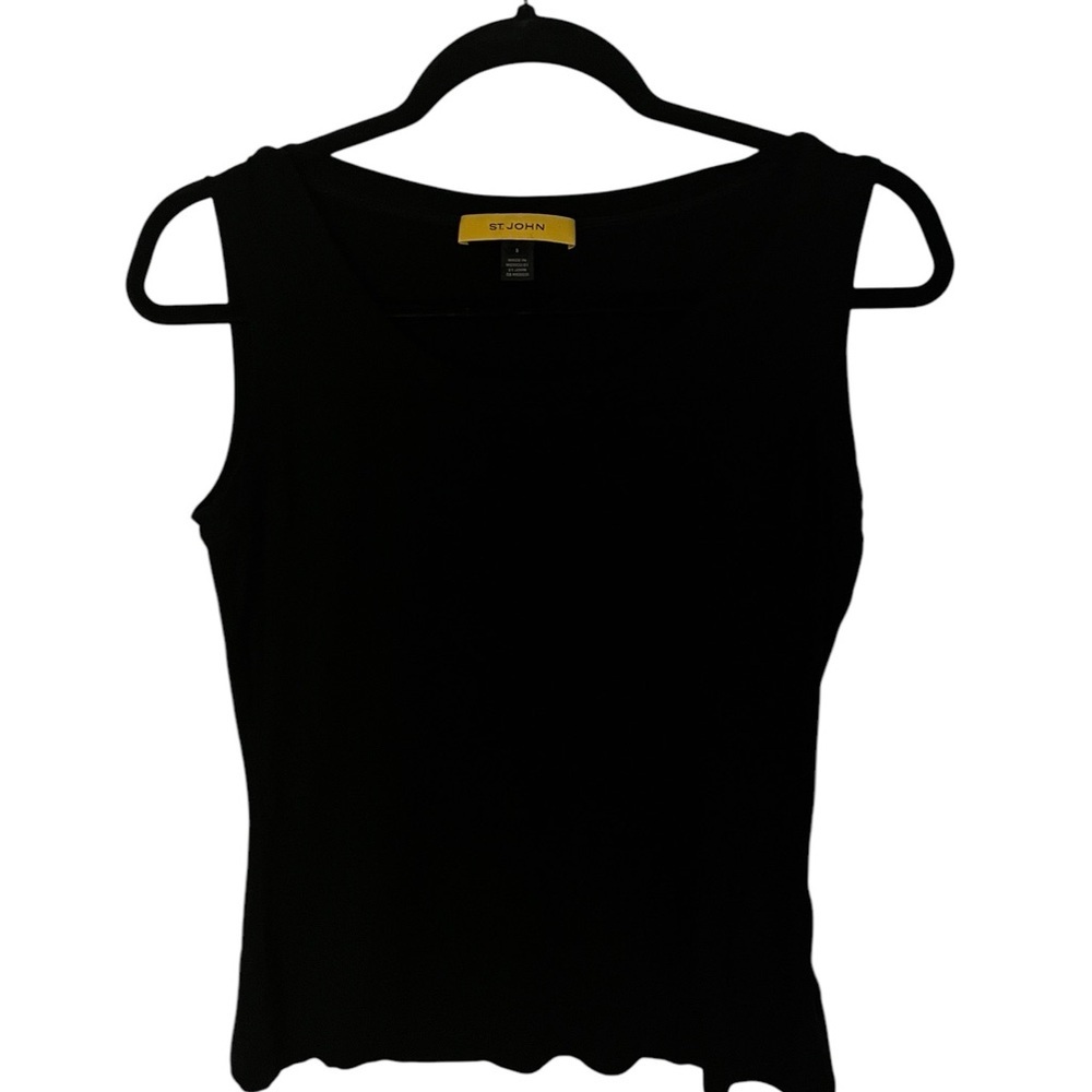 Women’s St.John Classic Black Tank Size S
